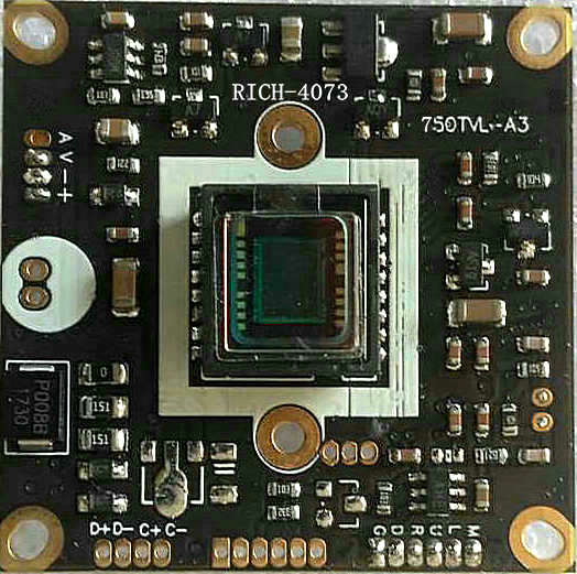 RICH-4073 SONY CCD板EFFIOA 750线超低照度CCD板机安防监控工业摄像机医疗模组显微镜模组
